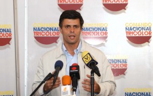 Leopoldo López, Coordinador Nacional del comando Tricolor Leopoldo López, Coordinador Nacional del comando Tricolor