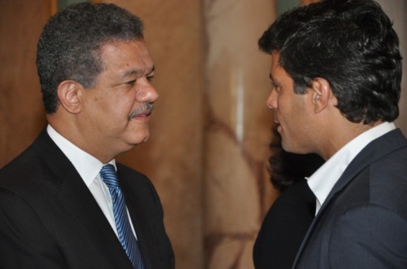 Con el Presidente Leonel Fernández