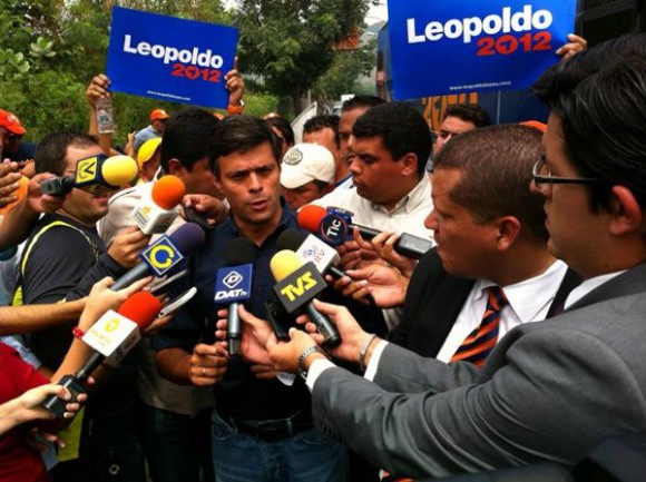Leopoldo López en Aragua