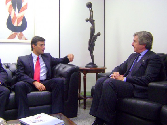 Leopoldo López y Fernando Collor de Melo