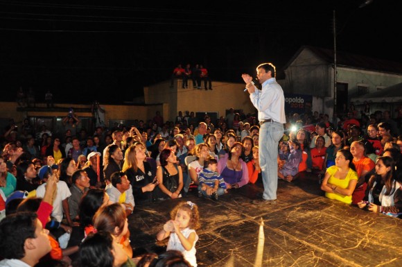 Leopoldo López en la Asamblea de Caripe, estado Monagas