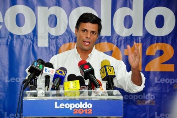 Leopoldo López fijando postura sobre la visita al país del Presidente de Irán Mahmud Ahmadinejad